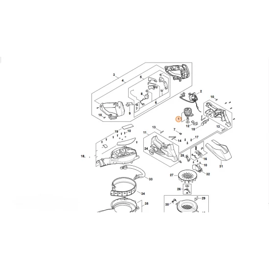 STIHL   Silnik elektryczny SA02 600 0201